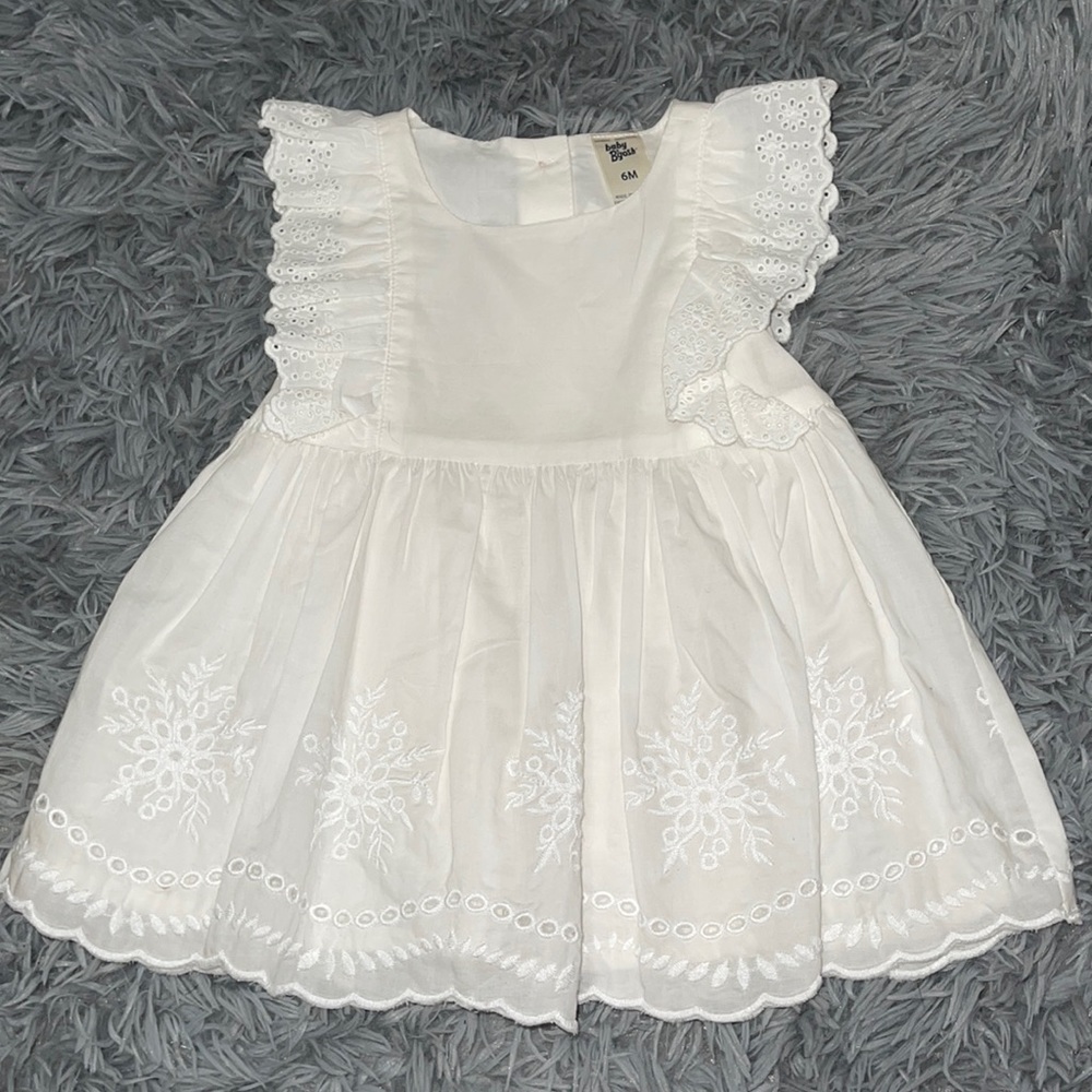 Baby B’gosh 6 Month White Dress